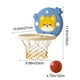 thumbnail image 3 of Juego de aro de baloncesto plegable para interior | Juego de baloncesto infantil de altura ajustable | Equipo portátil de juego y entrenamiento en casa con pelota silenciosa, 3 of 6