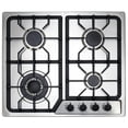 thumbnail image 3 of Combo Parrilla a Gas Disa Home 4 Quemadores Acero Inox y Campana Cristal 60 cm PAEM4/CAMPC60C, 3 of 10