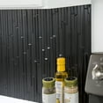 thumbnail image 5 of FASÄDE Skyline Decorative Vinyl Backsplash 15 sq ft Kit in Brushed Onyx, 5 of 8