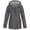 Gray, variant on ShomPort Outdoor Rain Jacket for Women Waterproof Lightweight Outdoor Hiking Hooded Windbreaker Raincoat S-3XL