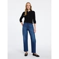 thumbnail image 2 of Time and Tru Women's Tuxedo Jeans, 30" Inseam, Sizes 0-20, 2 of 5