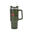 thumbnail image 3 of Taza para coche, taza con mango de acero inoxidable 304, taza de hielo con pajita, 40oz, 3 of 6