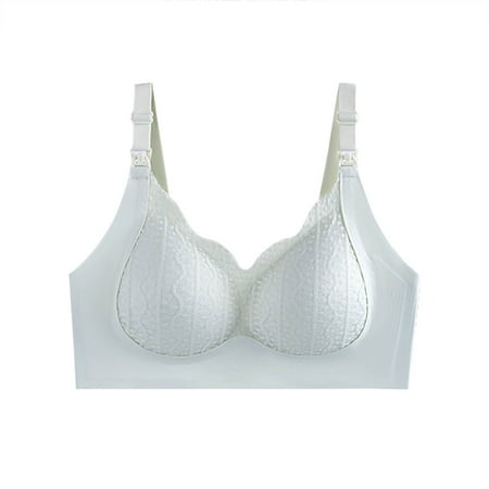 Clearance Nexjvus Nursing Bras Removable Strap Wirefree Maternity Bra Fashion Bra Size S-XXL