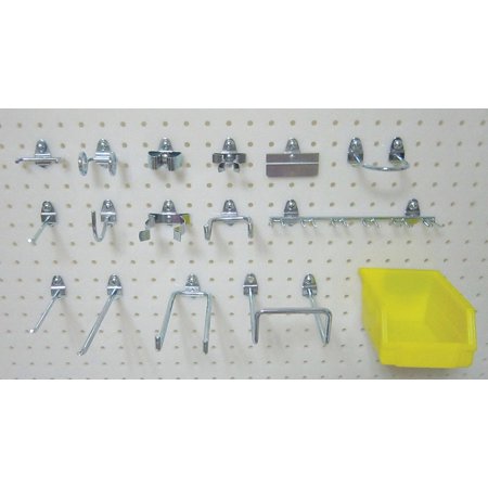 

ZORO SELECT 5TPF5 Pegboard Hook Assortment Kit 26 Pieces