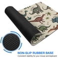 thumbnail image 6 of Long Mouse Pads for Desk,Beige Cartoon Dinosaurs Names Pattern Desk Mats on Top Of Desks, Desk Mouse Pad Extra Large with 3mm Non-Slip Base and Stitched Edge for Gaming,Office,Work,Home 31.5"x11.8", 6 of 6