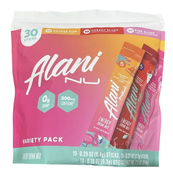 Alani Nu Energy Drink Mix Variety Pack, 30 Pack 7.5 oz