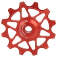 thumbnail image 1 of Rear Derailleur Pulley, Anti Oxidation CNC Machined Aluminum Alloy Rear Derailleur Guide Roller  For Road Bike Red, 1 of 8