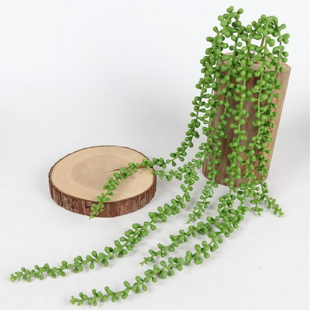 Plantas Colgantes Artificiales En Maceta | Pack De 2, 47 Cm, Ideales Para Interior