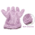 thumbnail image 4 of 2 guantes de lavado de microfibra de 5 dedos, guantes de limpieza exterior interior del coche, kits de esponja de lavado de chenilla para limpiar el punto apretado de la rueda, 4 of 5