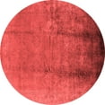 thumbnail image 1 of Ahgly Company Indoor Round Oriental Red Industrial Area Rugs, 7' Round, 1 of 4