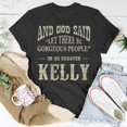 thumbnail image 5 of Personalized Birthday Gift Idea For Person Named Kelly Gift For Womens Unisex TShirt, 5 of 6
