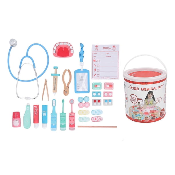 Dentist Toys Interactive Early Education Dentist Kit Portable Interesting Role Playing Doctor Toy Set for Kids Toddlers