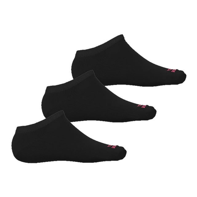 Paquete de calcetas deportivas Voit Tin Dama, 3 pares color negro