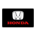 thumbnail image 1 of Bannière de Jeu de Voiture Imprimée en Polyester Drapeau Ailes Rouges Honda 90x150cm Garage Ou Extérieur pour Décoration, 1 of 5