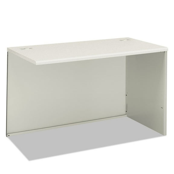 HON H38943R.B9.Q 38000 Series 48w x 24d x 29.5h Right Return Shell - Silver Mesh/Light Gray