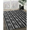 thumbnail image 3 of Ahgly Company Machine Washable Indoor Rectangle Transitional Night Black Area Rugs, 3' x 5', 3 of 7