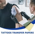 MANLINGDA 20 Sheets Tattoo Transfer Paper for Tattooing with Silicone