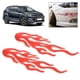 thumbnail image 4 of Tanque 1 Par Universal Motocicleta Gas Aceite Tanque De Combustible Pegatina Pad Protector Decoración, 4 of 7