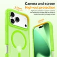 thumbnail image 5 of Dteck Magnetic Case for iPhone 17 Pro, Shockproof TPU+PC Translucent Case Compatible with Mag Safe Heavy Duty Protection Back Cover ,Green, 5 of 6