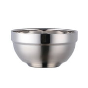 Stainless Steel Mixing Bowls Round Bowls Double Insulated Bowl Snack Bowl Soup Bowl Child