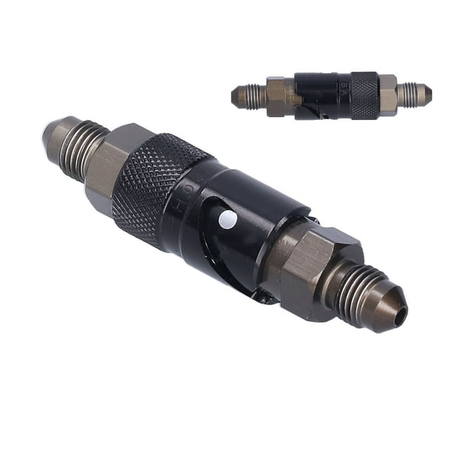 Brake Hose Adapter, AN3 Quick Release Connector Aluminum Alloy Connect Fitting For Brake Line Oil Fuel Fluid Hose