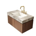 thumbnail image 5 of LHYY 36" Light Gray Sintered Stone Countertop and Undermount Ceramic Basin with Three Standard Pre-drilled Faucet Holes,NO Cabinet,NO Faucet and Sink Cover, 5 of 7