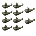 10Pcs Awning Clamp Tarp Clips Heavy Duty Lock Grip Tent Fasteners Clips