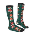 thumbnail image 4 of Lsque Mushroom House Printed Crew Socks Men's Women's LightWeight Thin Casual Calf Socks ,Knee High Socks,Cotton Socks, 4 of 9