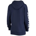 thumbnail image 3 of Women's G-III 4Her by Carl Banks College Navy Seattle Seahawks Extra Point Pullover Hoodie, 3 of 4