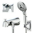 PROOX Bathtub Faucet with Diverter, 6Sprayer Handheld Shower Head and
