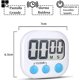 thumbnail image 4 of Temporizador de Cocina Digital, Cronómetro Electrónico Multifuncional, Timer de Gestión, Temporizadores Digitales Magnéticos para Cocina, con Soporte Trasero, Blanco, 4 of 4