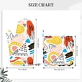 thumbnail image 6 of ZNDUO Non-Slip Cooking Oven Gloves, Cartoon Abstract Weather Graffiti Pattern Oven Mitts and Pot Holders Set, 6 of 8