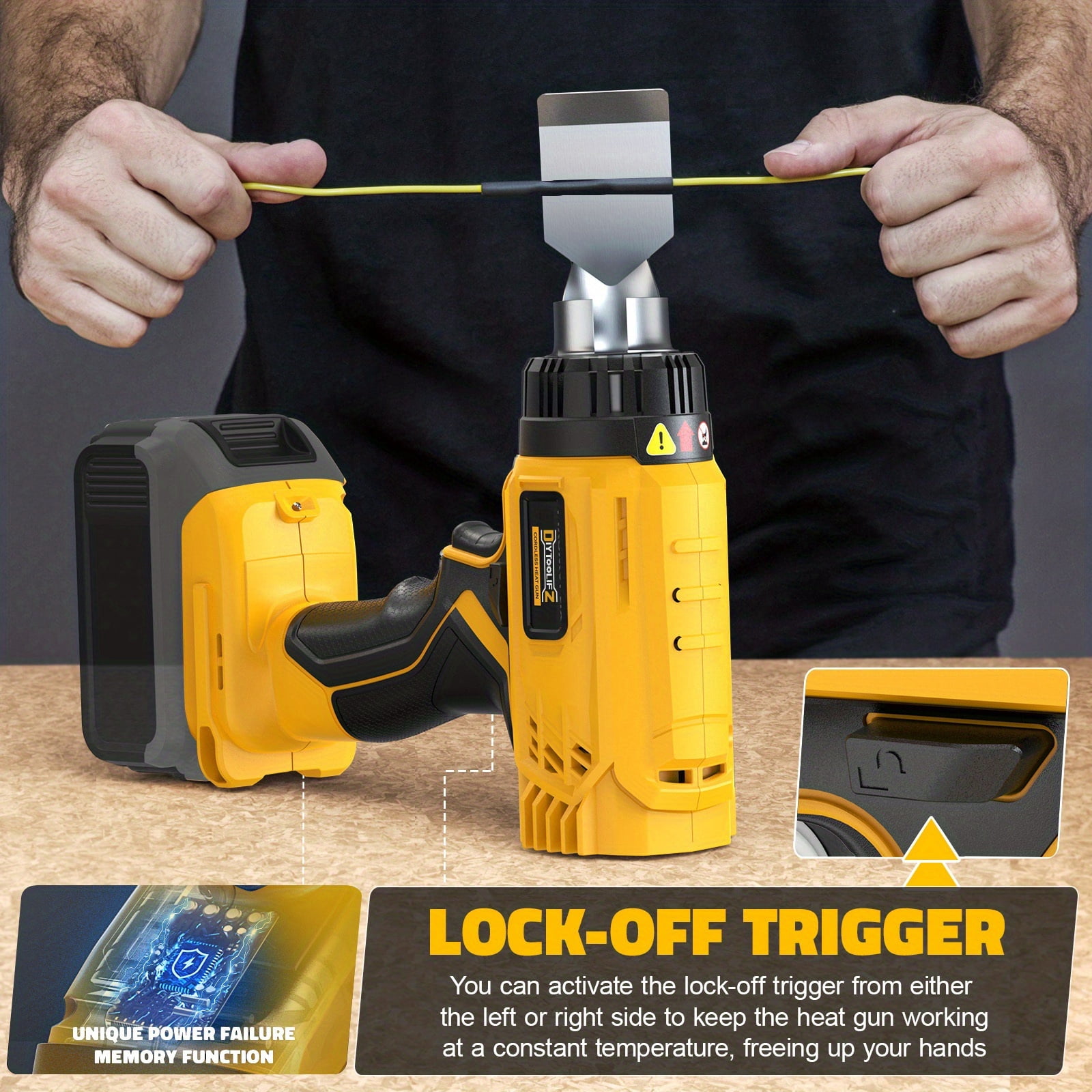 Wireless hot air gun
