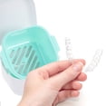 thumbnail image 7 of ETHZZLE Lightweight White Plastic Retainer Case for Daily Use Portable Mouth Guard Denture Storage, 7 of 7