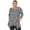 Black, variant on White Mark Women's Plus Size Printed Geometric Circle Tunic Top