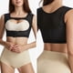 thumbnail image 5 of Corrector de pecho negro para mujer, sujetador de soporte para espalda y pecho, moldeador de cuerpo, chaleco con tirantes en forma de X, top moldeador de cuerpo, 5 of 5