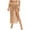 Khaki, variant on gakvbuo Summer Women Solid Swimsuit Bohemian Hollow Weave Tassels Cover Up Bikini Swimwear Beach Cover-Ups Wrap Skirt
