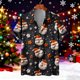 thumbnail image 1 of Blusa y camisa de manga corta con cuello vuelto para hombre Camisa de manga corta con estampado navideño para hombre Tops casuales con cuello vuelto Camisa Blusa Tops para hombre, 1 of 5