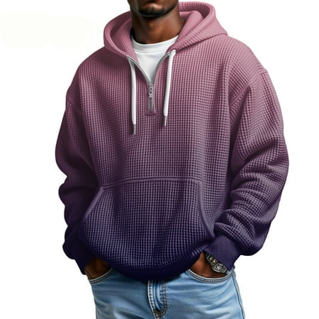 Men s Hoodie Zip Up Graphic Sweatshirts for Men Relaxed Fit Long Sleeve Hooded Sweatshirt Mens Hoodies Pullover Graphic Print Casual athleisure Zip Up Hoodies for Men Apparel. 4Xl Pink