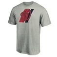 thumbnail image 2 of Men's Heathered Gray Washington Nationals Team Prep T-Shirt, 2 of 3