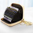 thumbnail image 3 of Women's Small Credit Card Wallet Glitter Cute Credit Card Holder Wallets(gold), 3 of 5