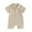 Khaki, variant on Amzcrzy Baby Girl Clothes 0-9 Months Unisex Baby Boy Newborn Onesies Long Sleeve Lapel Button Infant Romper Solid Color Pockets Romper