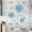 # Light Blue Dandelion Wall Decals, variant on Farcauo Dandelion Wall Decals Flower Stickers Murals Black Butterflies Wall Decor for Bedroom Office Bathroom Living Room Floral Wall Decals Removable Wall Art Decoration Peel and Stick Wall Decor