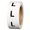 White L, variant on Paper Size Marking Stickers Roll for Clothing and Home Use, Durable Labels for Organizing Wardrobe and Retail Stores, Easy Peel and Stick, White M