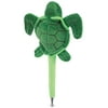 DolliBu Green Sea Turtle Plush Pen - Cute & Soft Sea Life Stuffed Animal Ballpoint Novelty Pen Toy, Writing Pen Instrument For Cool Stationery School & Office Desk Decor Accessories for Kids & Adults