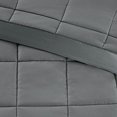 thumbnail image 3 of Madison Park Windom Microfiber Down Alternative Stain Resistant Blanket, King, Charcoal, 3 of 4