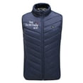 thumbnail image 6 of Heated Gilet for Men Women USB Charging Heated Vest with 3 Adjustable Temperature Electric Heated Body Warmer Washable Navy XXXXL, 6 of 6