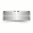 thumbnail image 3 of Cobalt Sterling Silver Inlay Satin/Polished Beveled Edge 8mm Band Size 7.5, 3 of 6