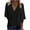 Black, variant on Hfyihgf Women's V Neck Lace Crochet Tops Casual Loose Summer Short Sleeve Swiss Dot Tops Tunic Shirts Blouses(White,M)