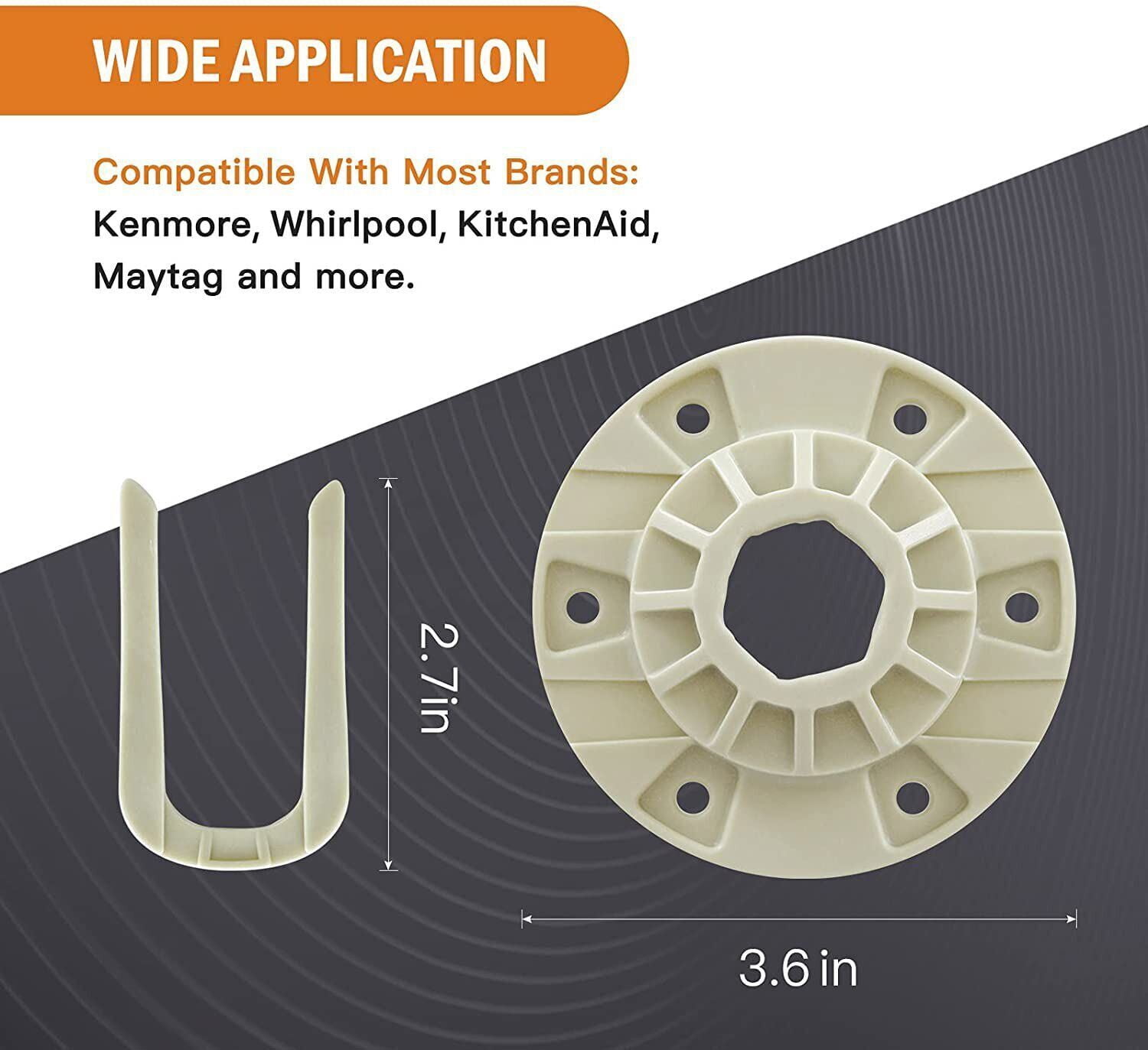 Kit Di Ricambio Per Mozzo Rondella W10528947, Confezione Da 2 Pezzi Per - Foto 2